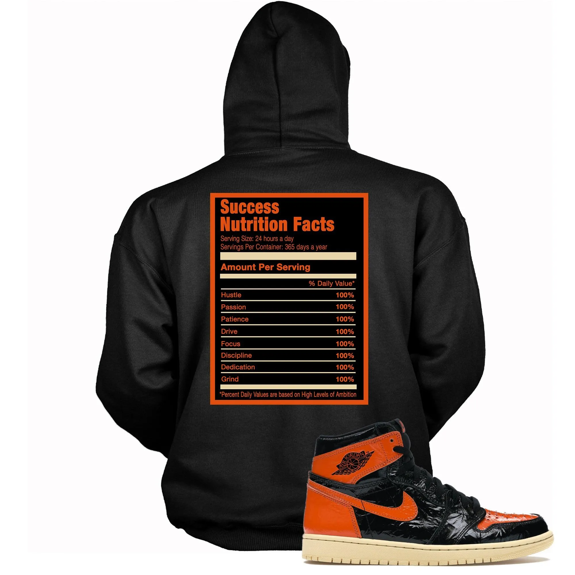 1 High Shattered Backboard Hoodie Success Nutrition