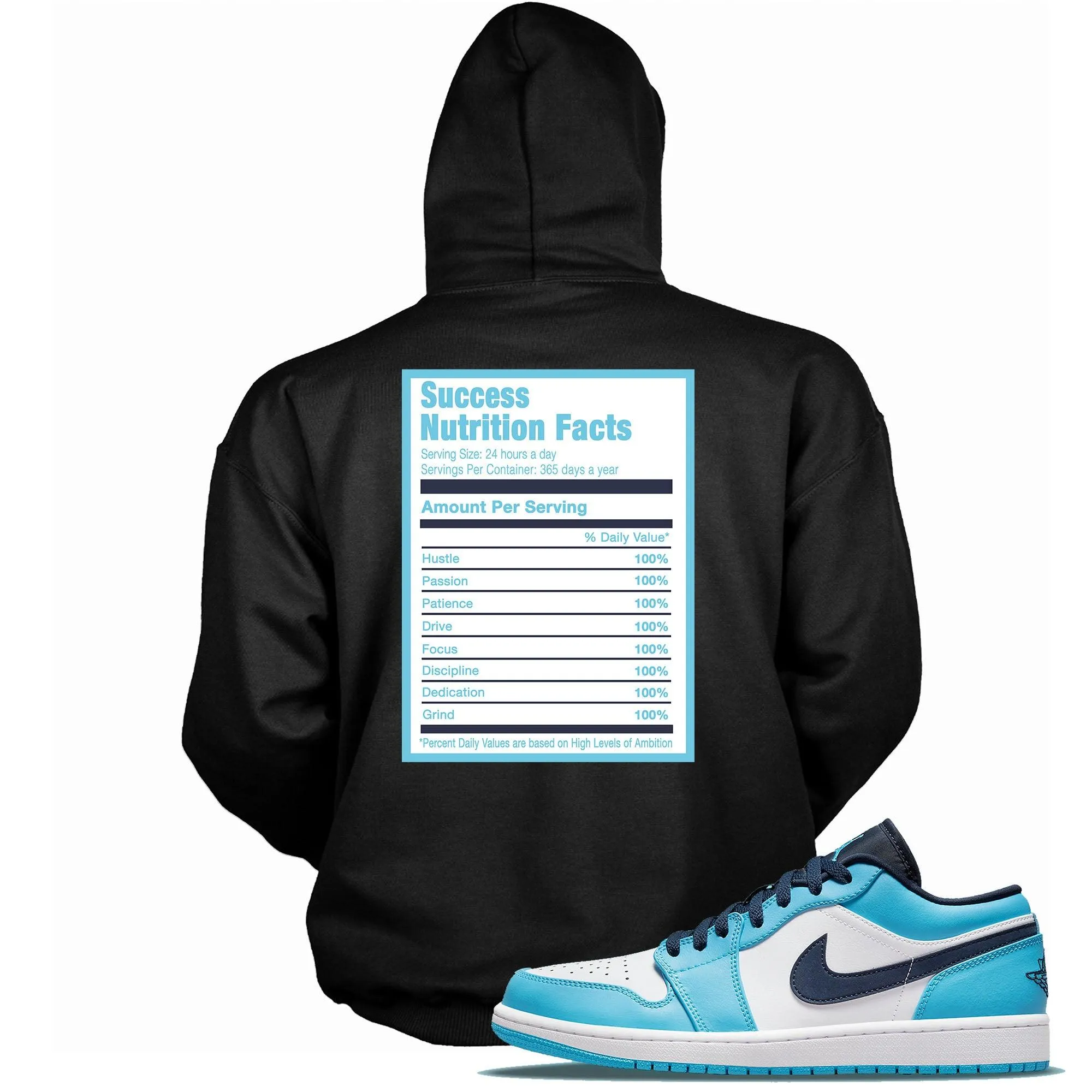 1 Low UNC 2021 Hoodie Success Nutrition