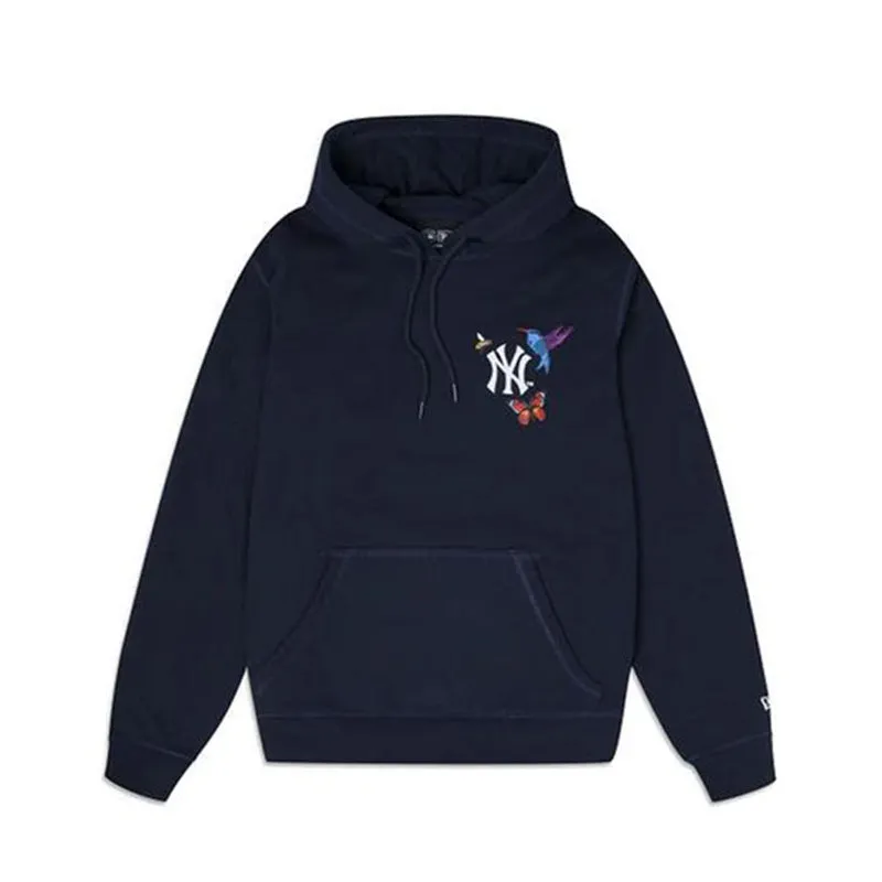 [13090796] New York Yankees Blooming Navy Mens Pullover Hoodie