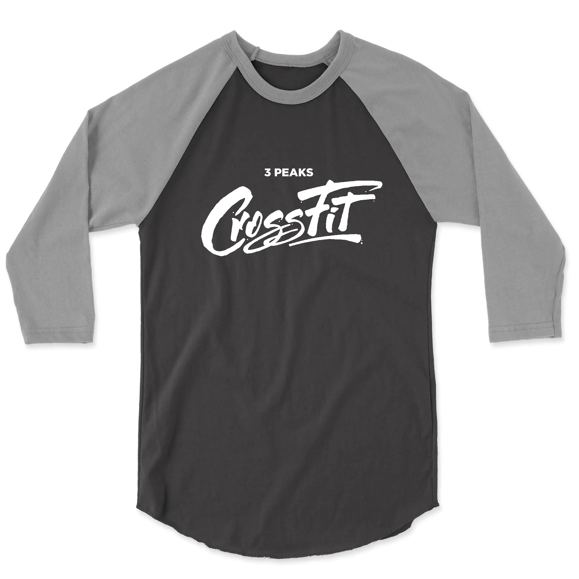 3 Peaks CrossFit Cursive Mens - 3/4 Sleeve