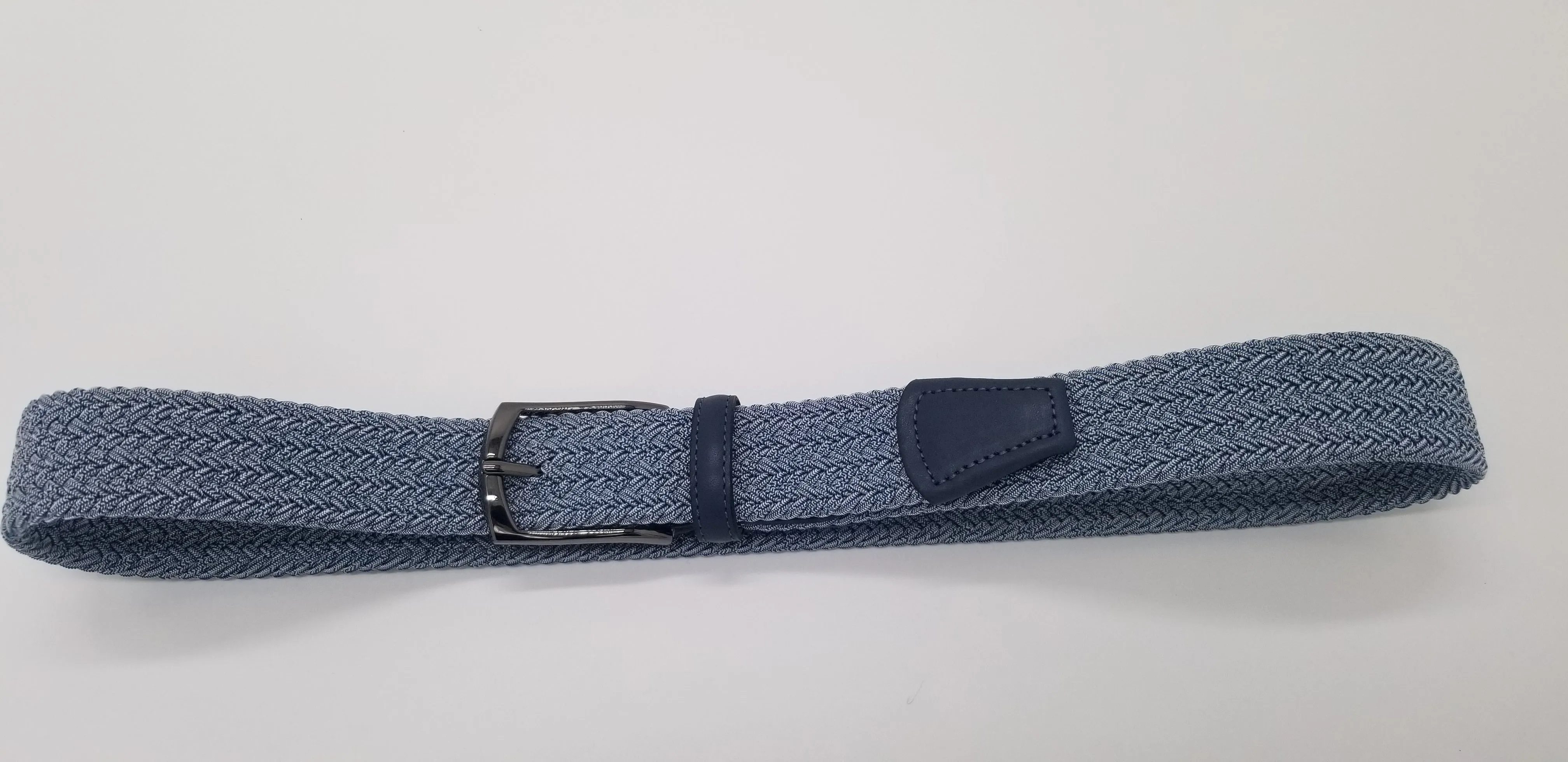 35MM Cortina Stretch Heather Plain Braid Belt 6223