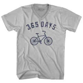 365 Days Bike Adult Tri-Blend V-neck T-shirt