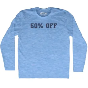 50% OFF Adult Tri-Blend Long Sleeve T-shirt