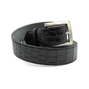 72-700-BKM NILE Crocodile Belt, Black