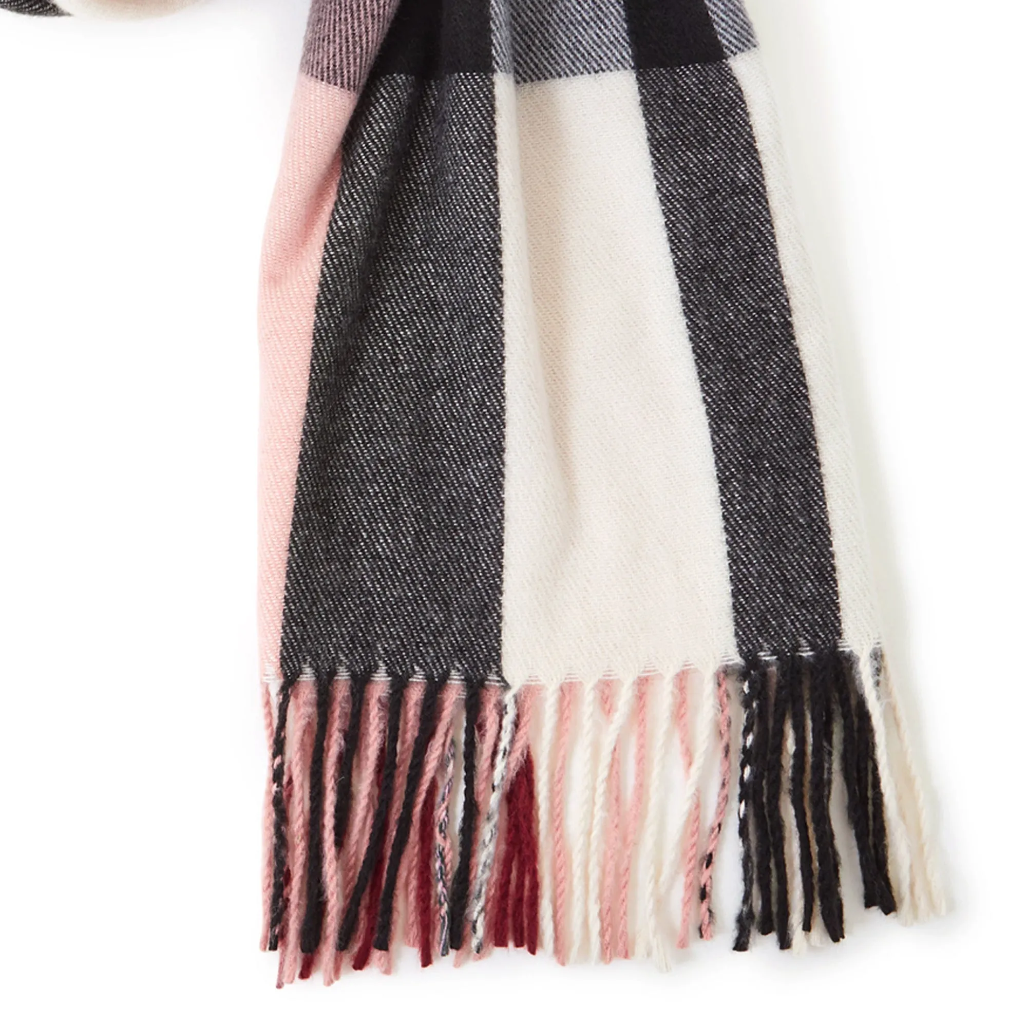 Accessorize London Women's Multi Check Blanket Scarf