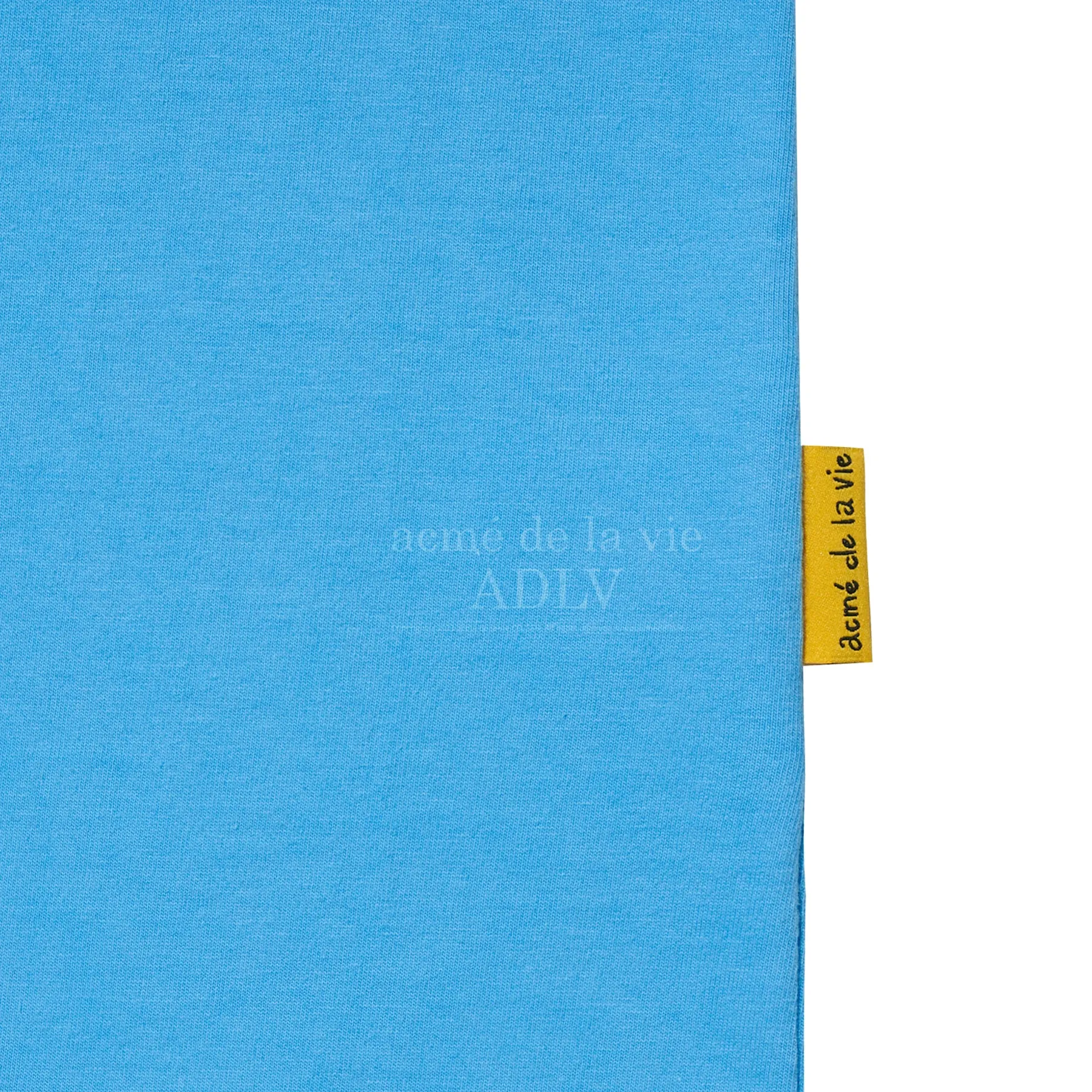 acmé de la vie (ADLV) Glossy Basic Logo Short Sleeve T-Shirt Blue