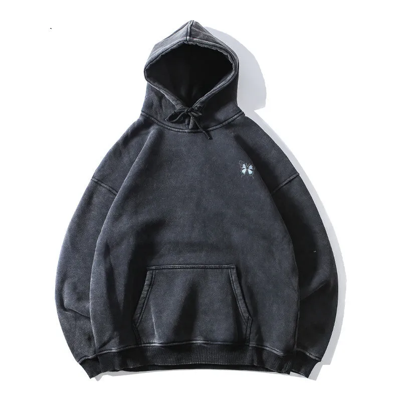 Add Fleece Hoodie To Make Old Butterfly Hoodie