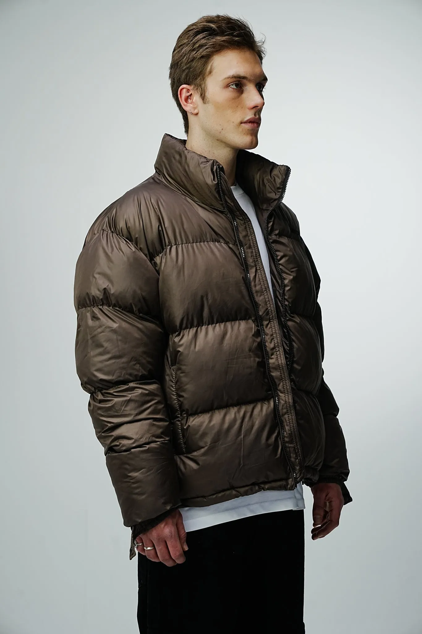 Airdrop Elite Puffer Jacket - Brown