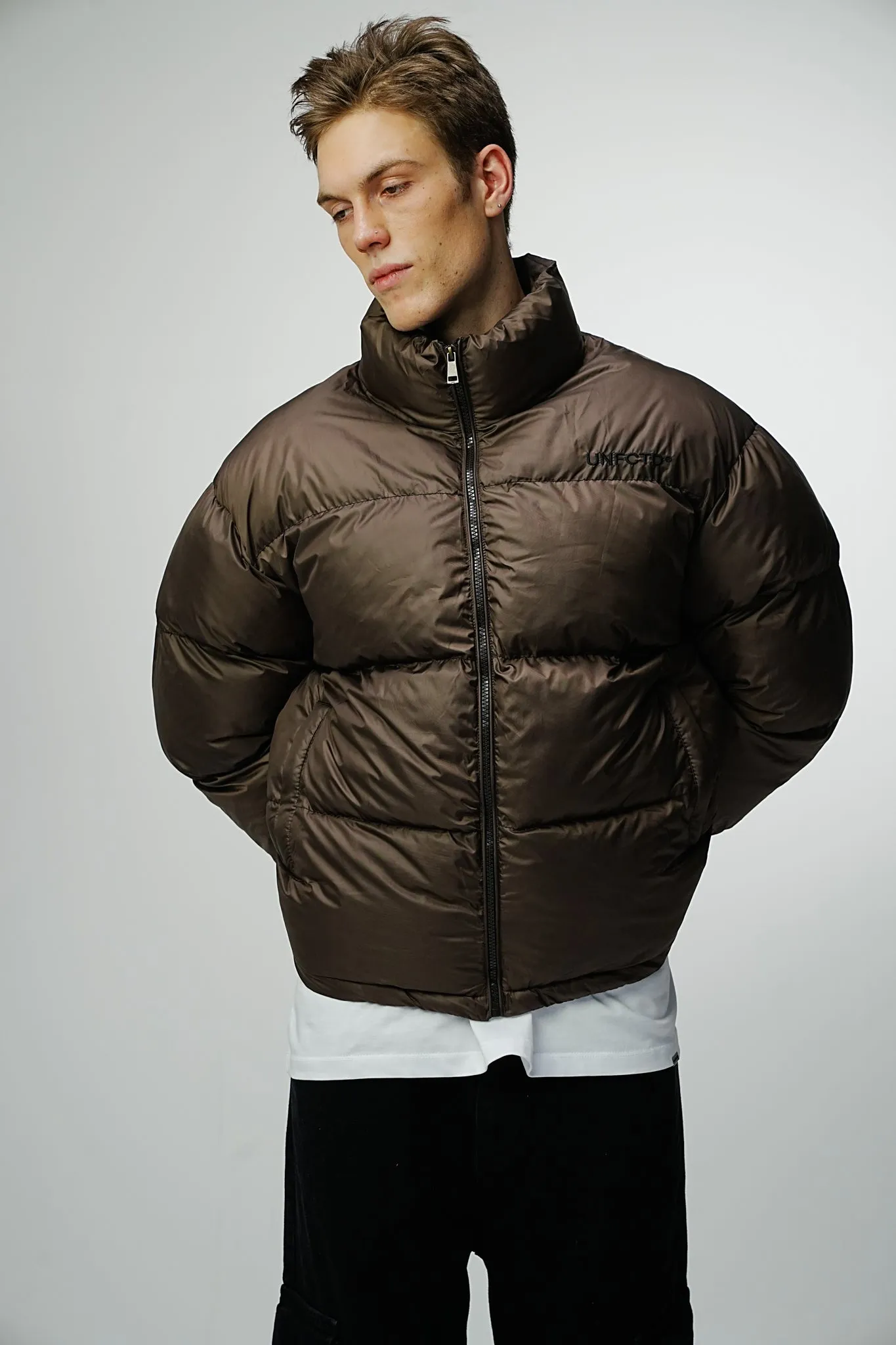 Airdrop Elite Puffer Jacket - Brown