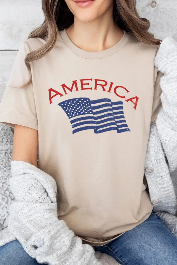 America Flag Unisex T-Shirt