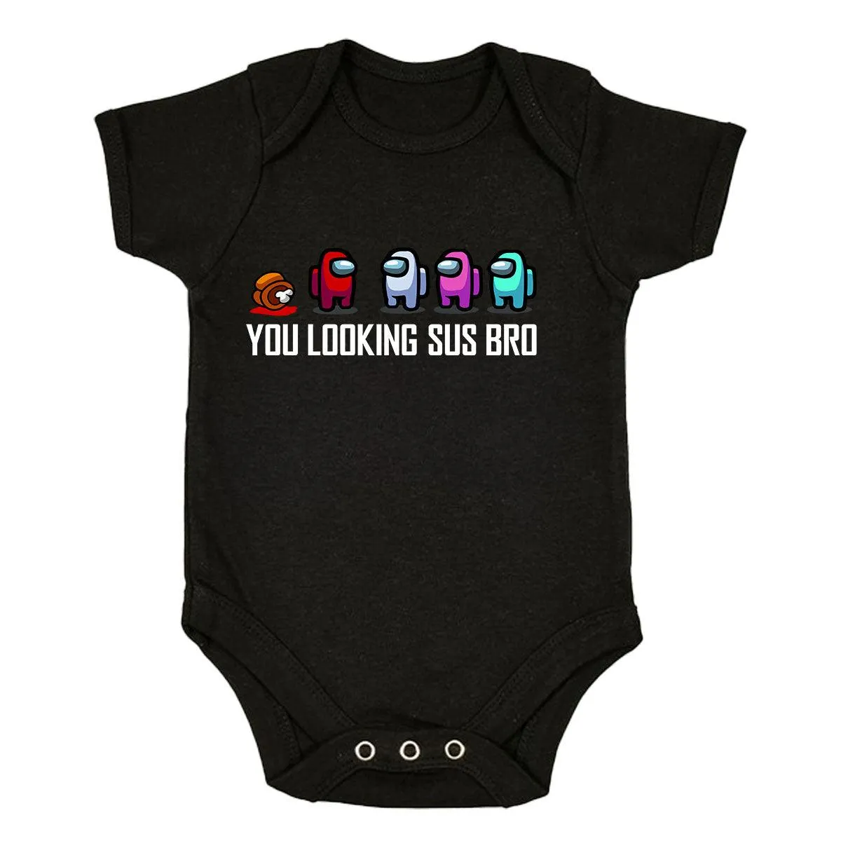 AMONG US- IMPOSTOR GAMING RETRO FUNNY COOL GIFT CHRISTMAS CREW MATE SUS Baby & Toddler Body Suit