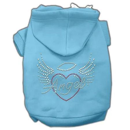 Angel Heart Rhinestone Hoodies Baby Blue M (12)