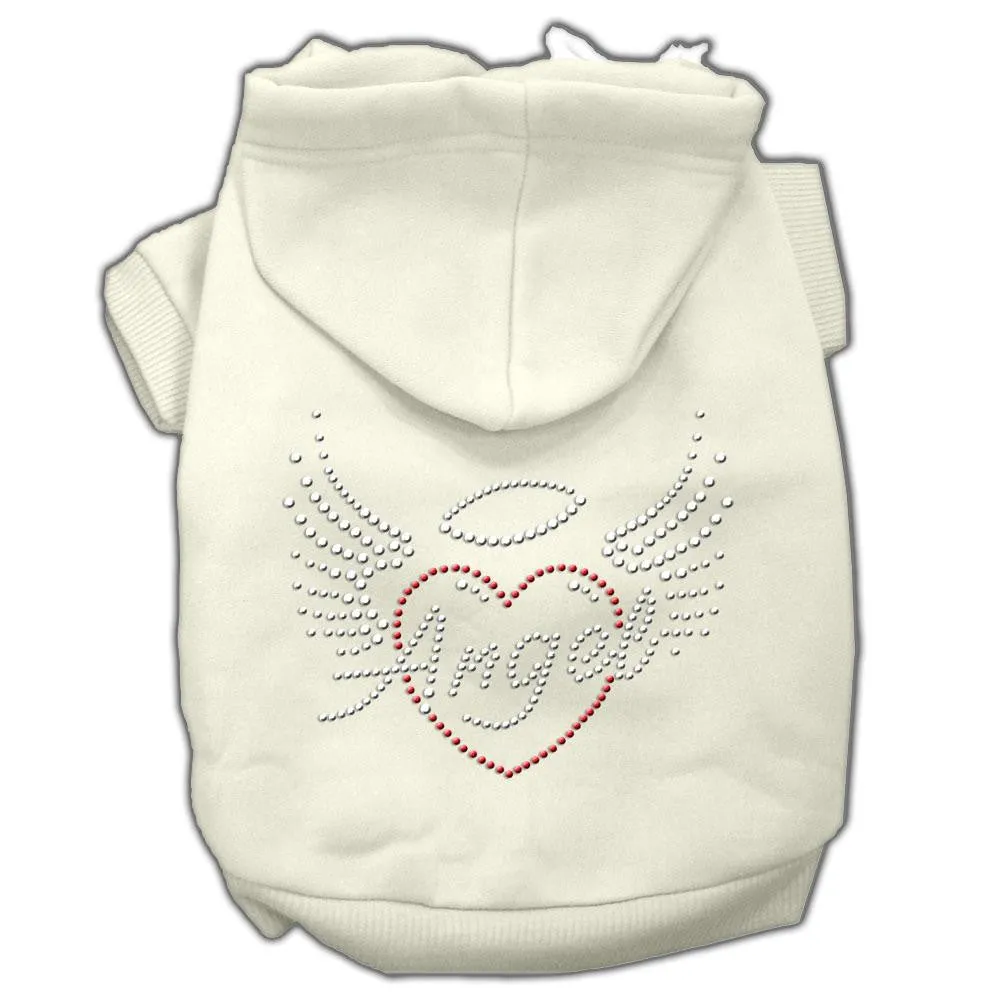 Angel Heart Rhinestone Hoodies Cream M (12)