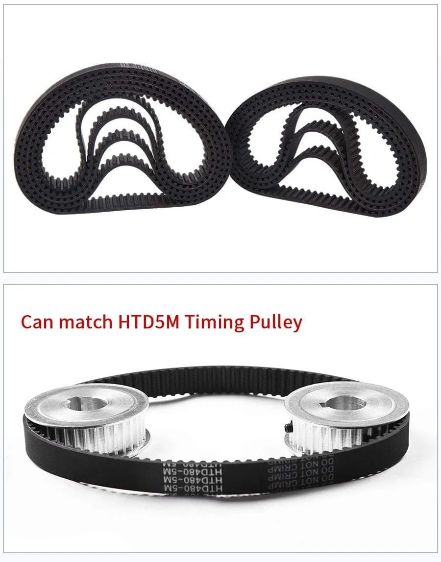 Arc HTD 5M rubber Timing belt C=255/260/265/270 width10/15/20/25mm HTD5M synchronous Belt 255-5M 260-5M 265-5M 270-5 closed-loop