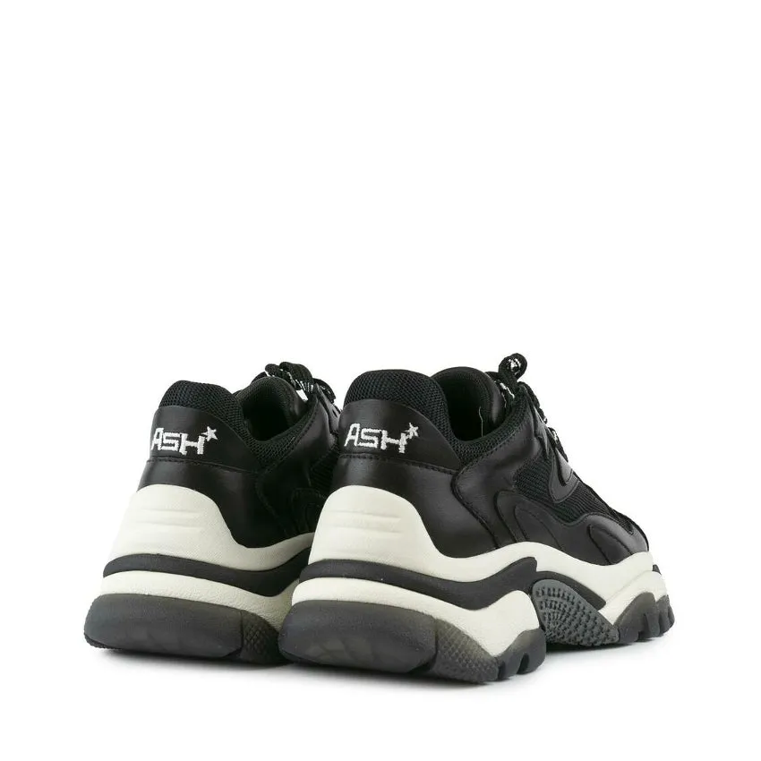 ASH SNEAKERS ADDICT 126379-004 BLACK-BLACK-WHITE