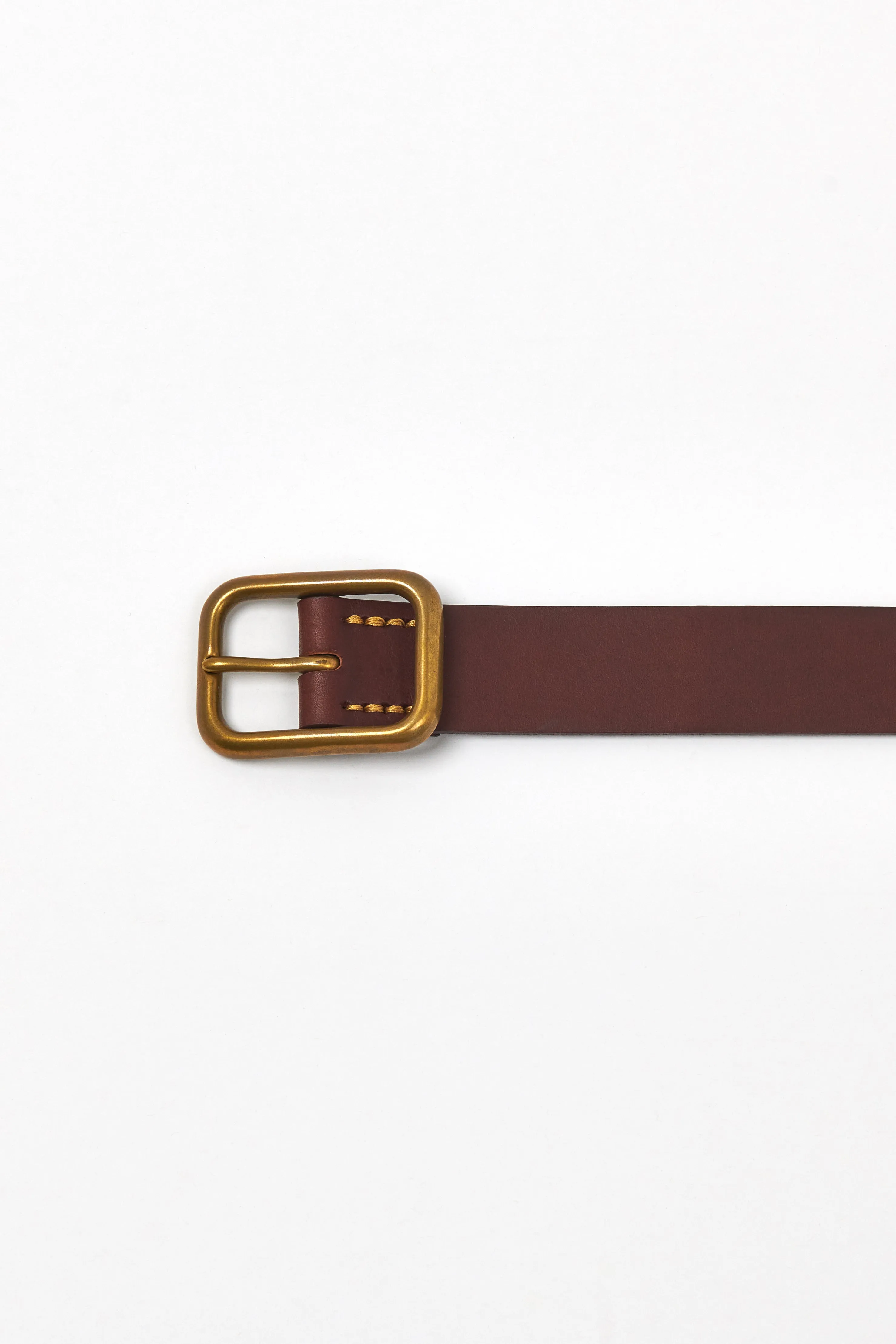 Awling Russet Brown & Brass Pavilion Belt