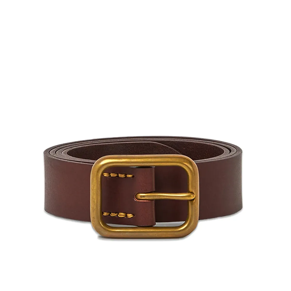 Awling Russet Brown & Brass Pavilion Belt