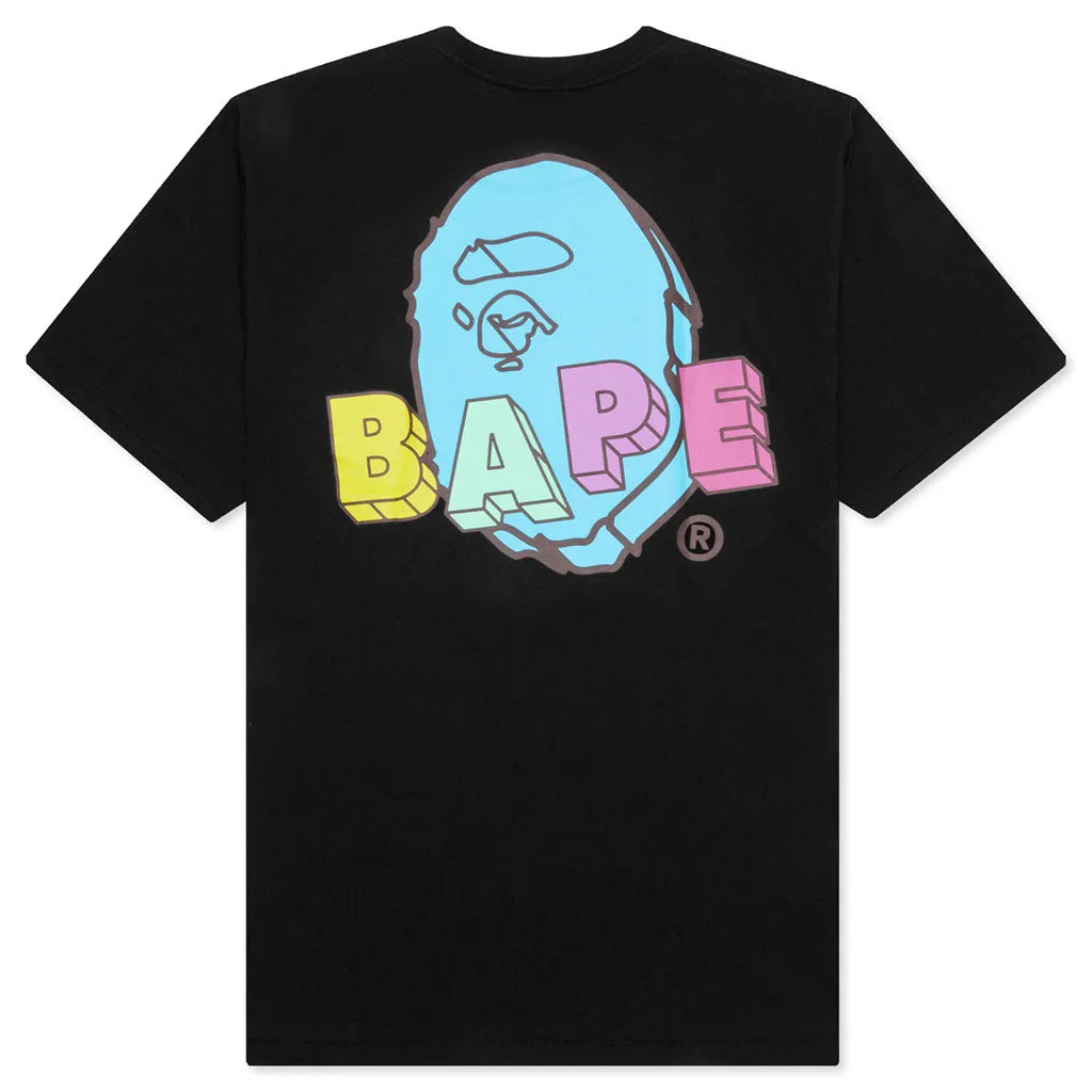 Bape Popsicle Tee  - Black