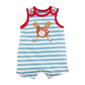 Baseball Applicue Romper 6-9Mths