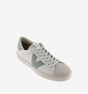 Berlin leather and split leather sneaker