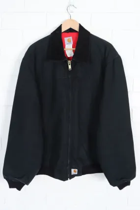 CARHARTT Black 'Santa Fe' Lined Jacket USA Made (XL)