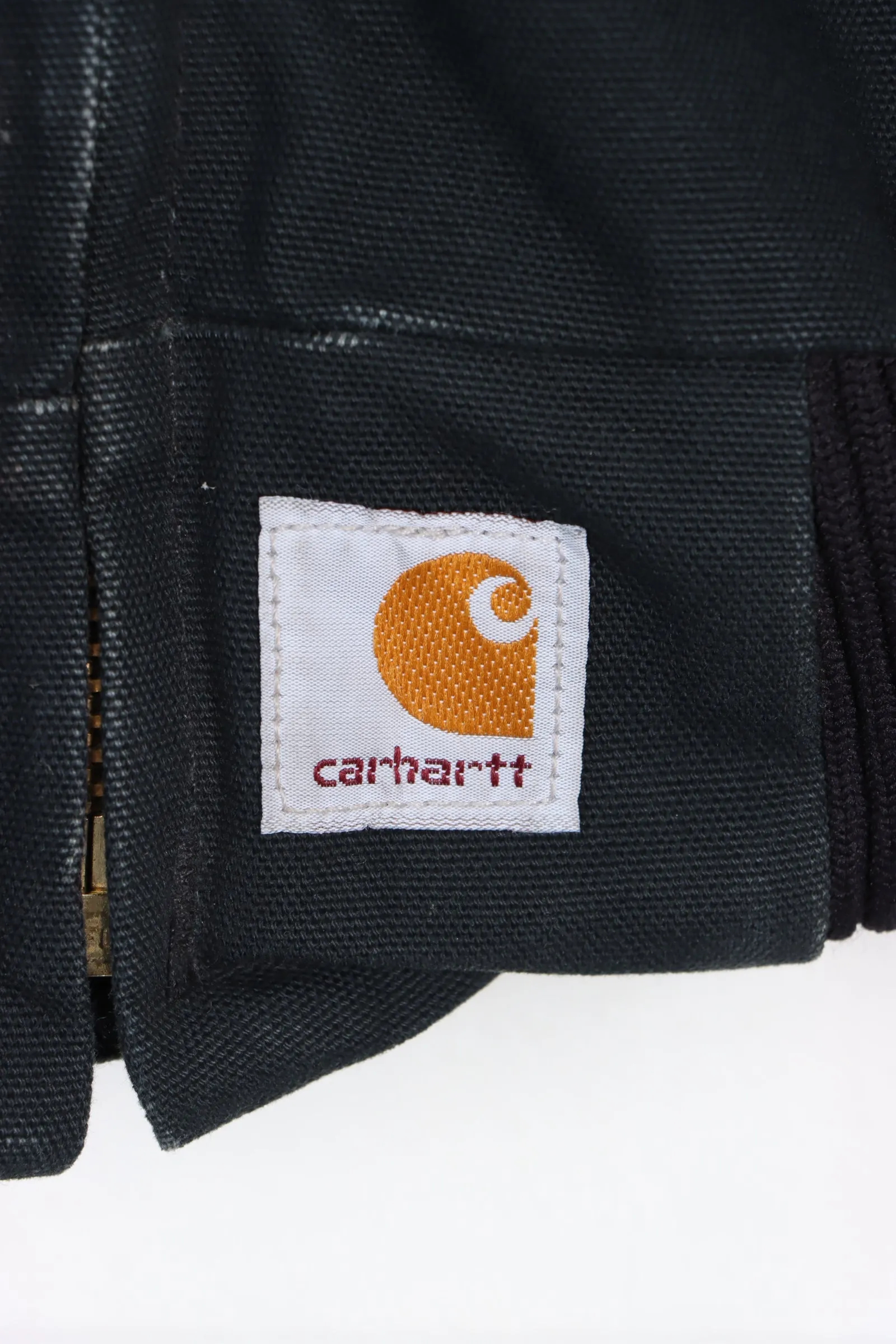 CARHARTT Black 'Santa Fe' Lined Jacket USA Made (XL)