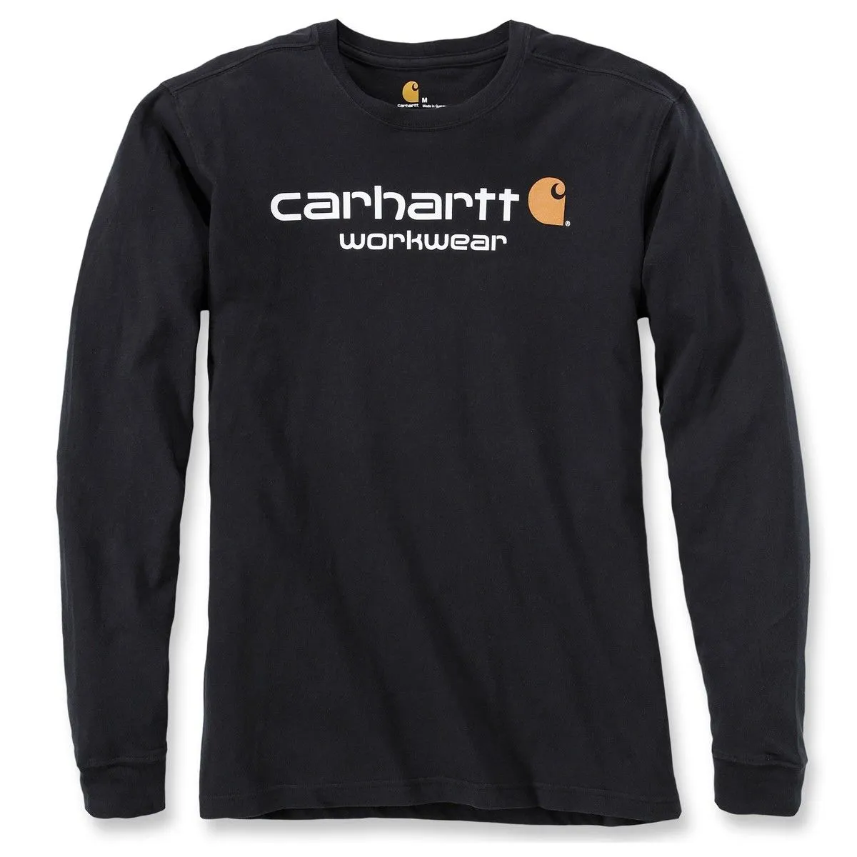 Carhartt&#x20;102564&#x20;Core&#x20;Logo&#x20;T-Shirt&#x20;l&#x2F;m&#x20;-&#x20;Black