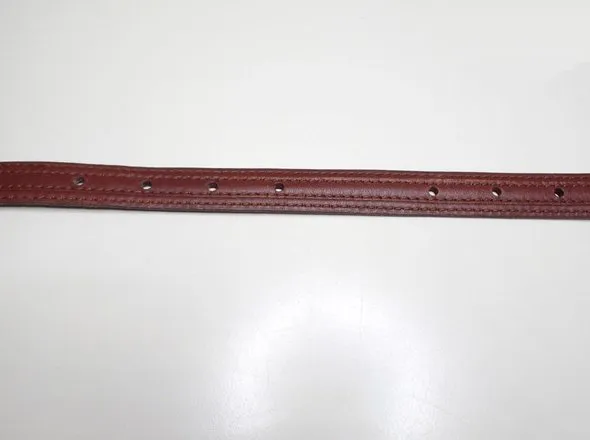 CARTIER Must de Cartier burgundy red belt