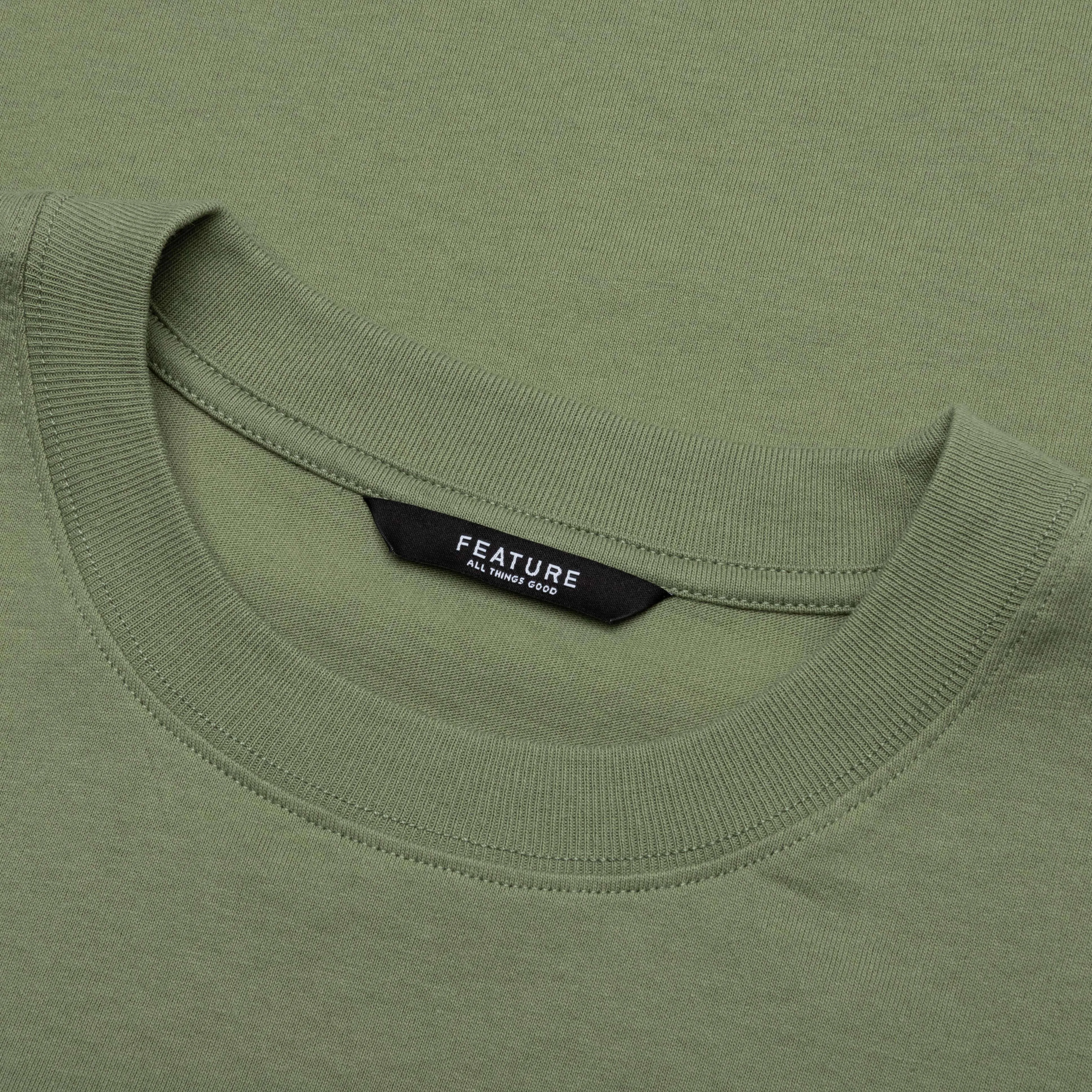 Collegiate Arch Tee - Oil Green