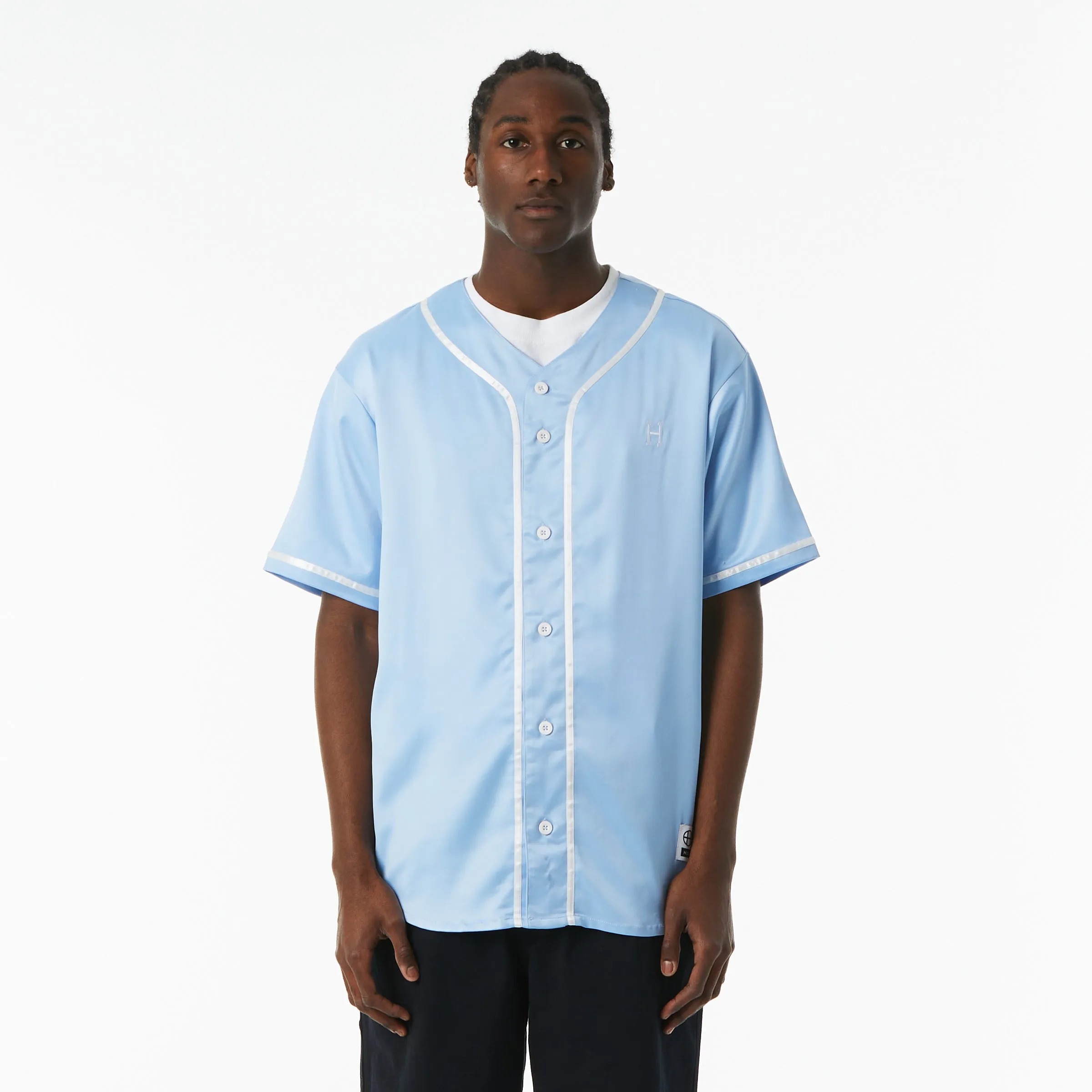 Community Hand Baseball Jersey (Sky)