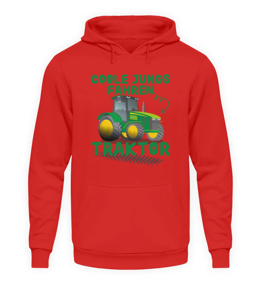 Coole Jungs fahren Traktor  - Unisex Kapuzenpullover Hoodie