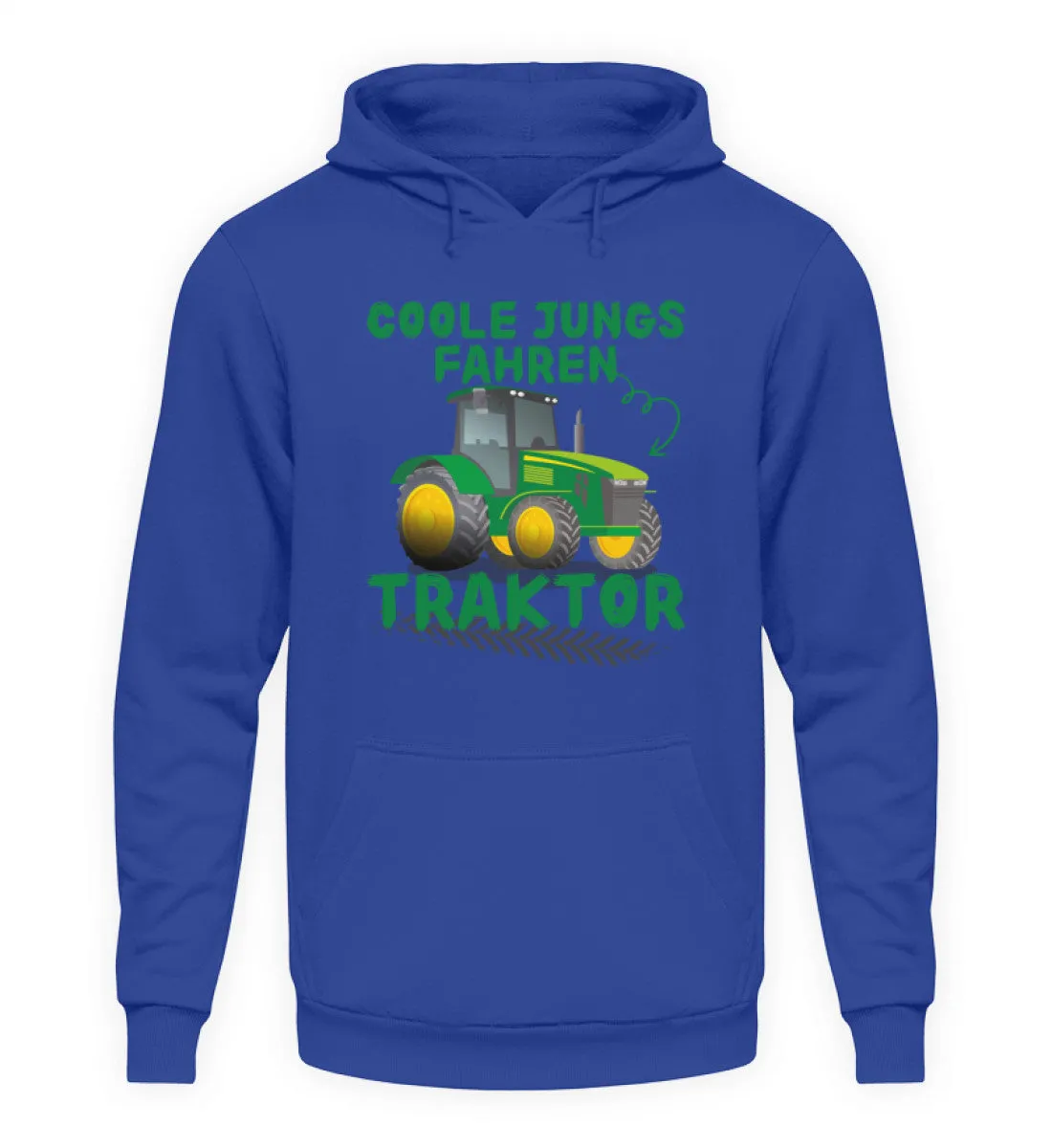 Coole Jungs fahren Traktor  - Unisex Kapuzenpullover Hoodie