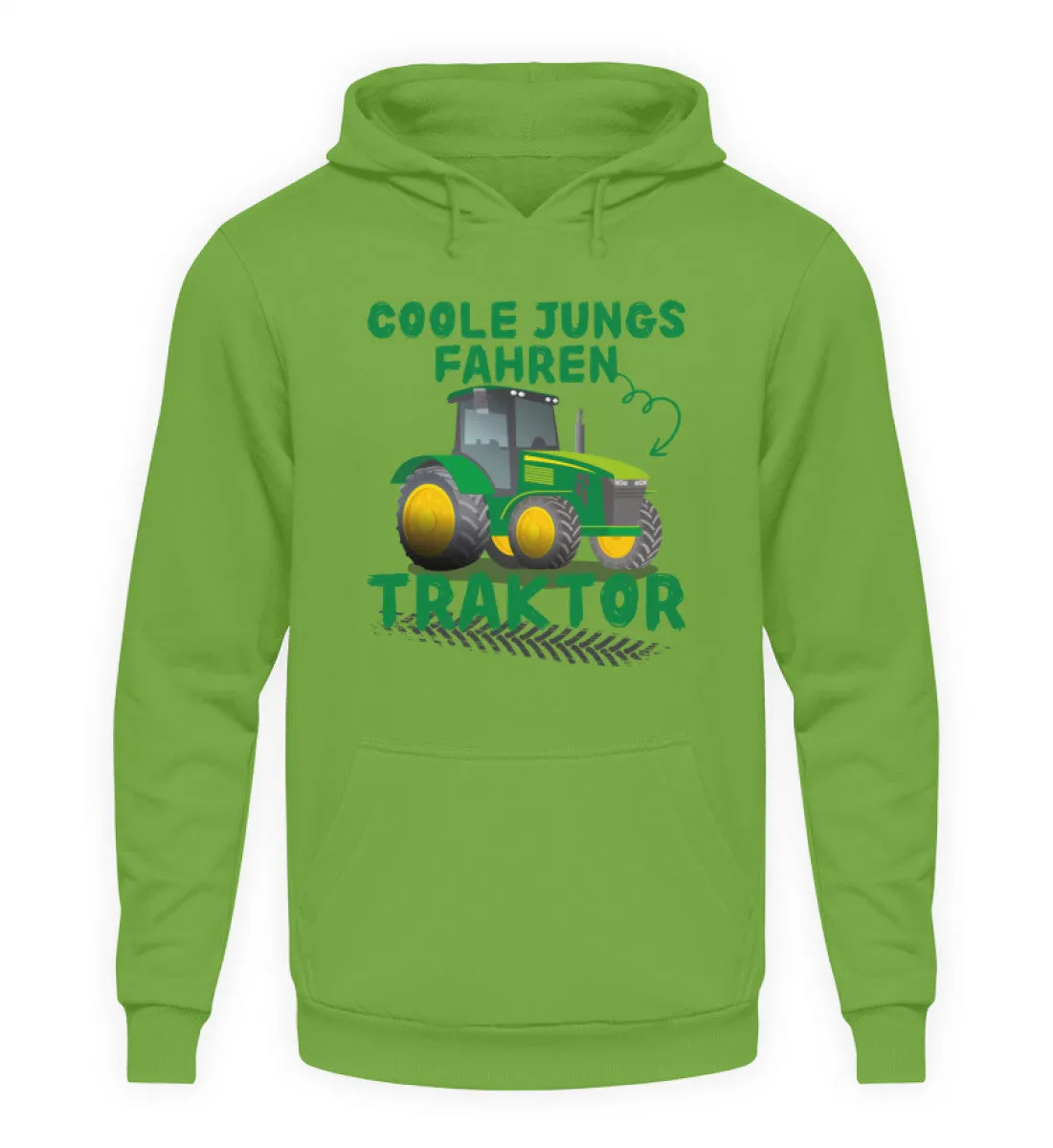 Coole Jungs fahren Traktor  - Unisex Kapuzenpullover Hoodie