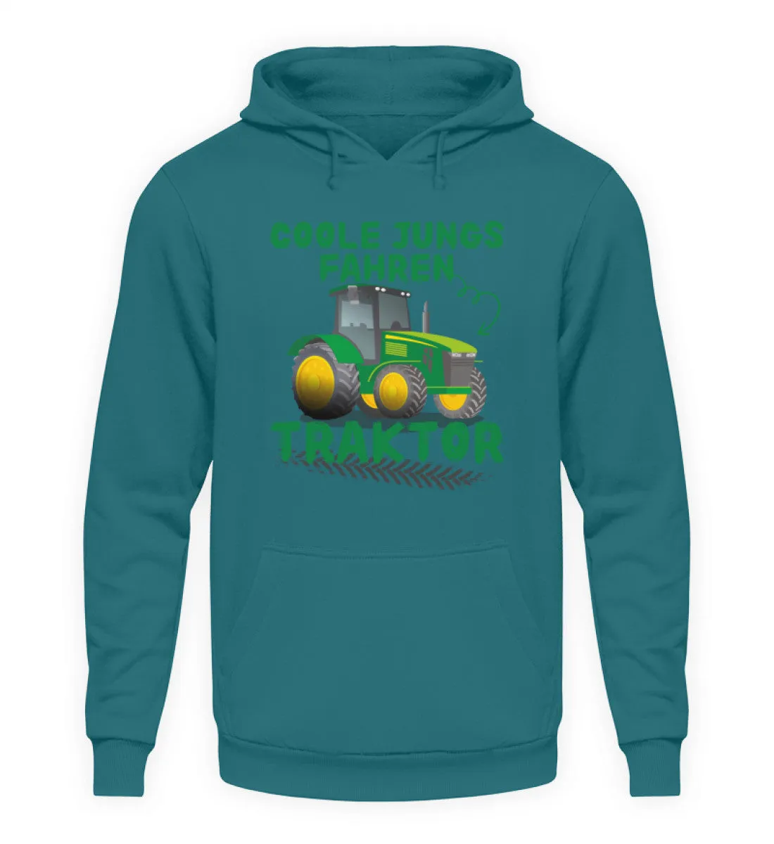 Coole Jungs fahren Traktor  - Unisex Kapuzenpullover Hoodie