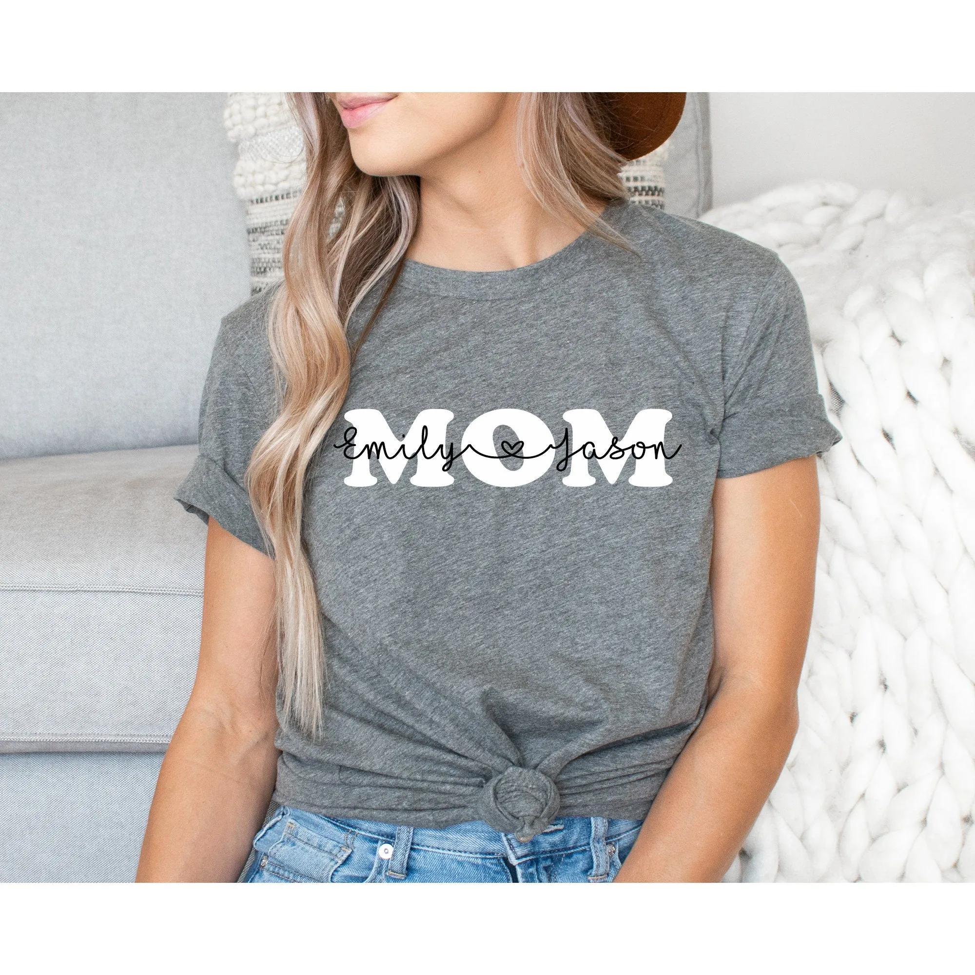 Custom Names Mom Shirt