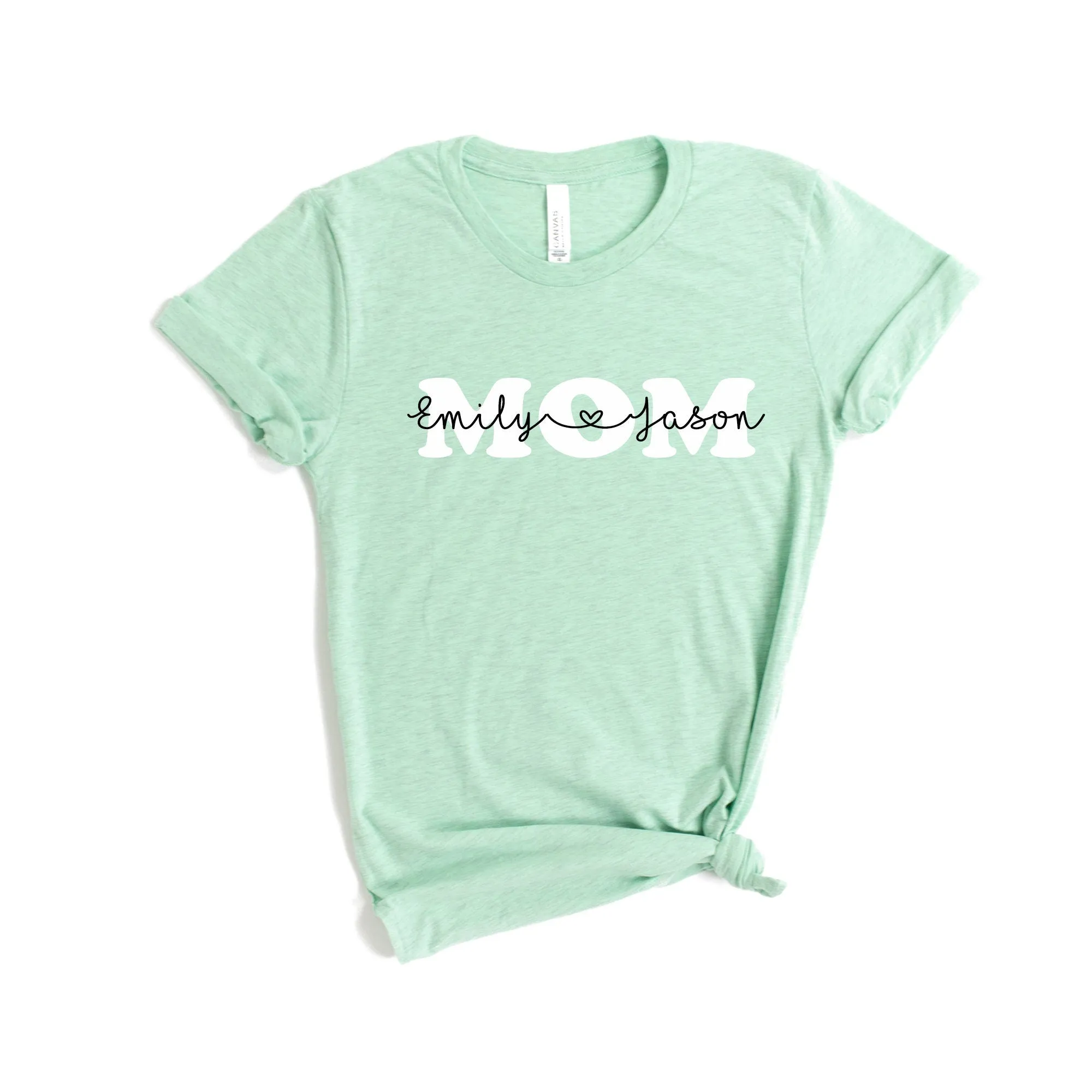 Custom Names Mom Shirt