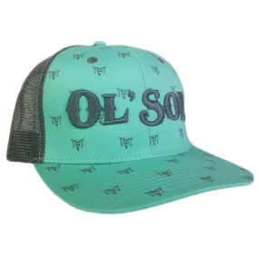 'Dale Brisby' Men's Ol' Son Skull Pro Rodeo Cap - Teal