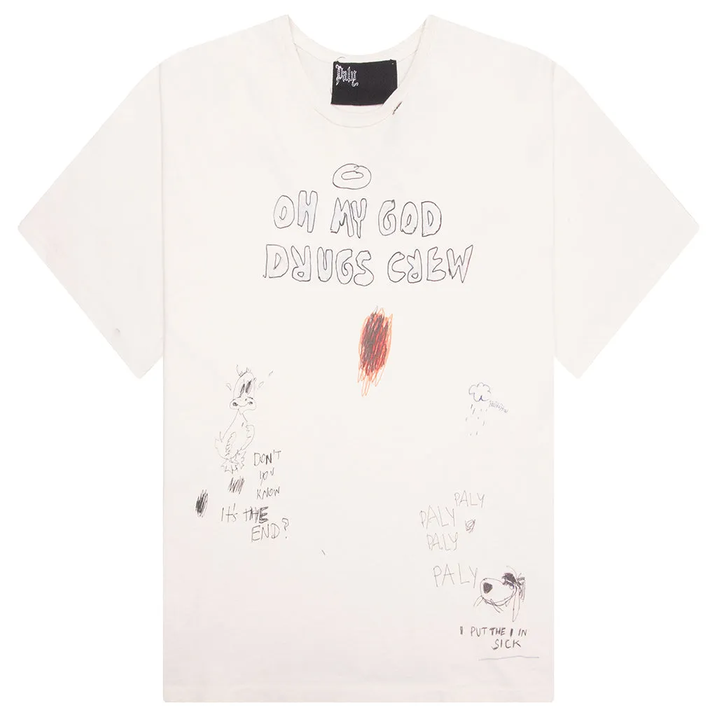 Drugs Crew Tee - Ivory