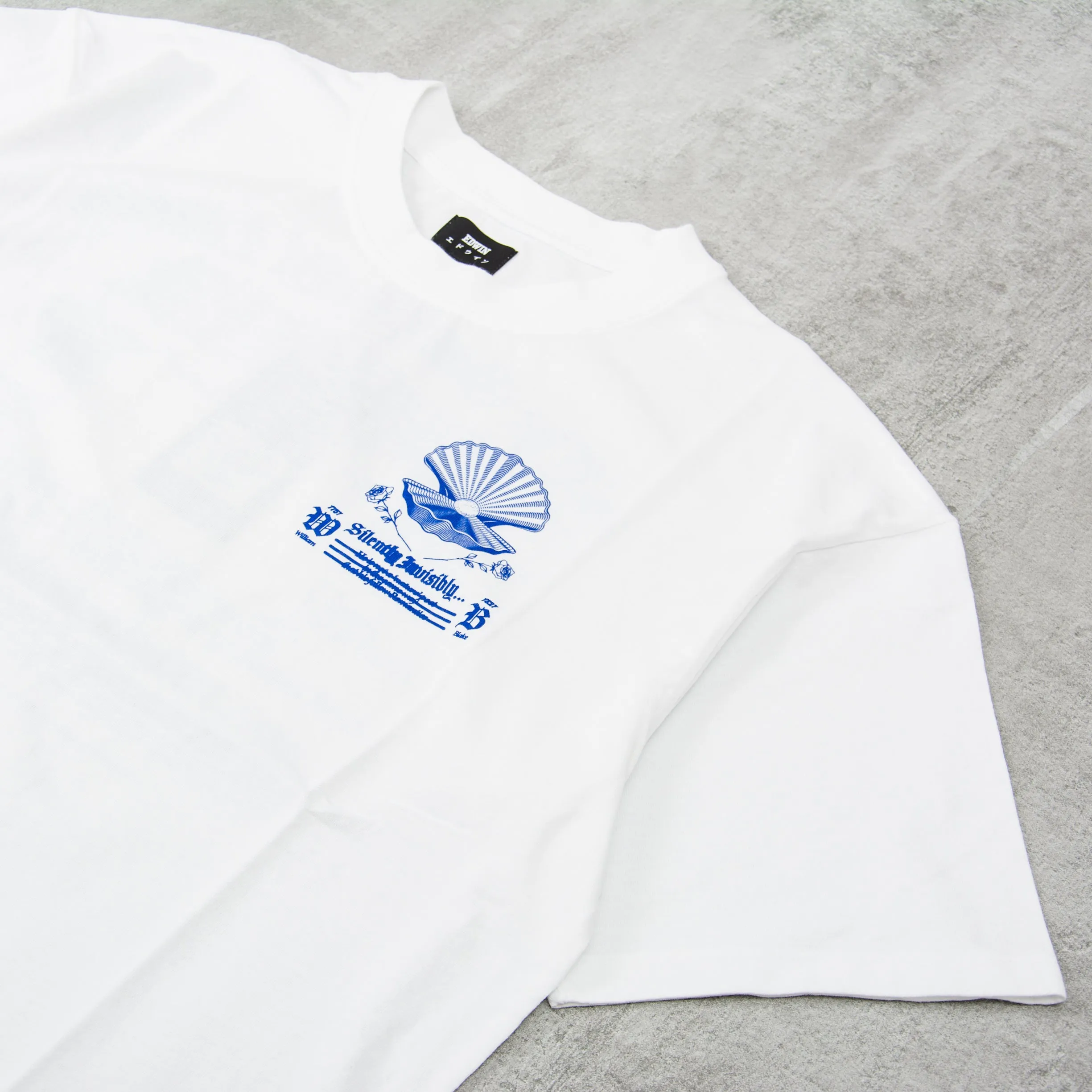 Edwin Garden Of Love S/S Tee - White