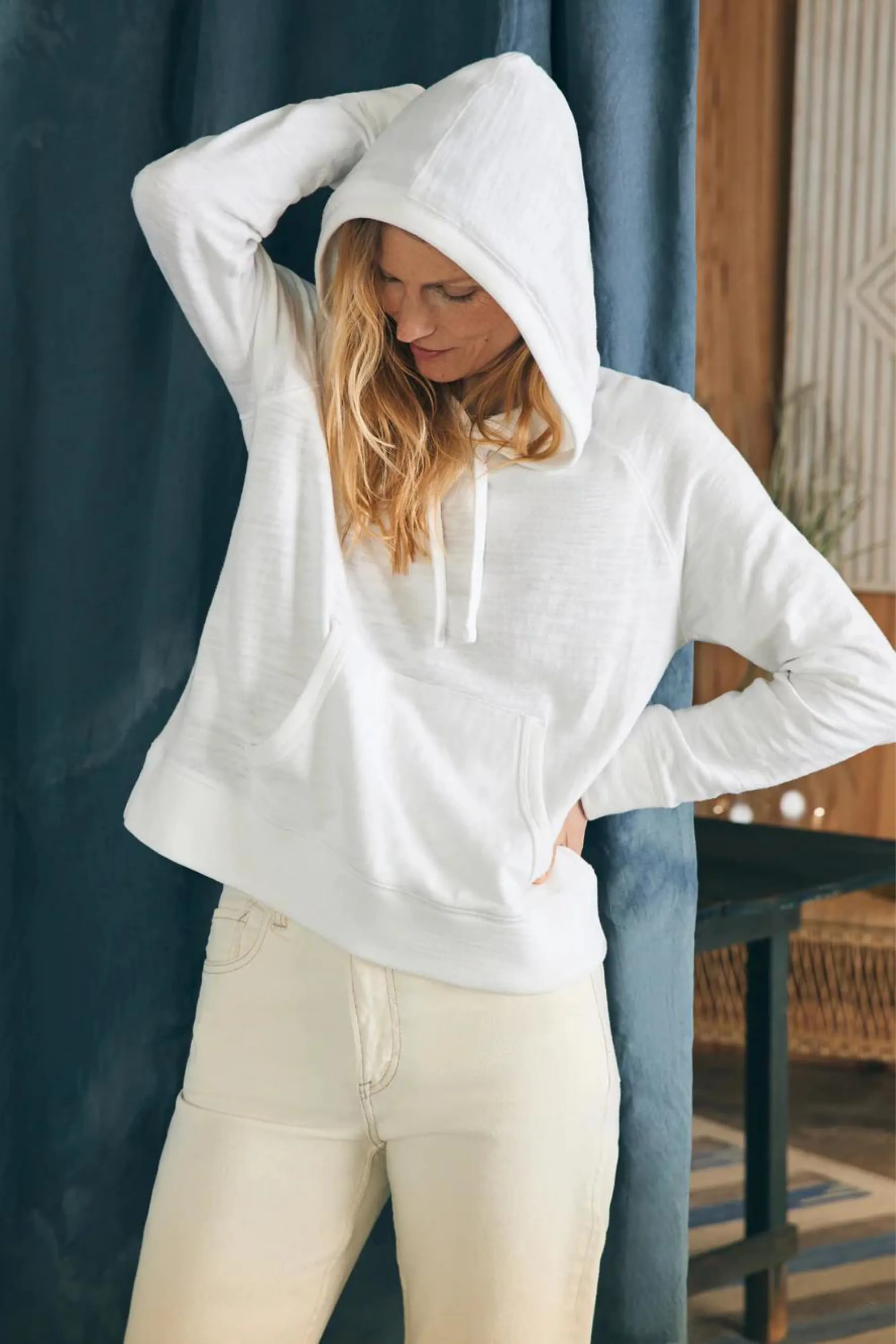 Faherty Slub Hoodie