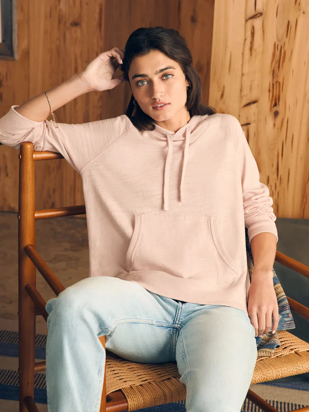 Faherty Slub Hoodie