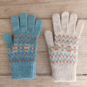 Fair Isle Wool Gloves