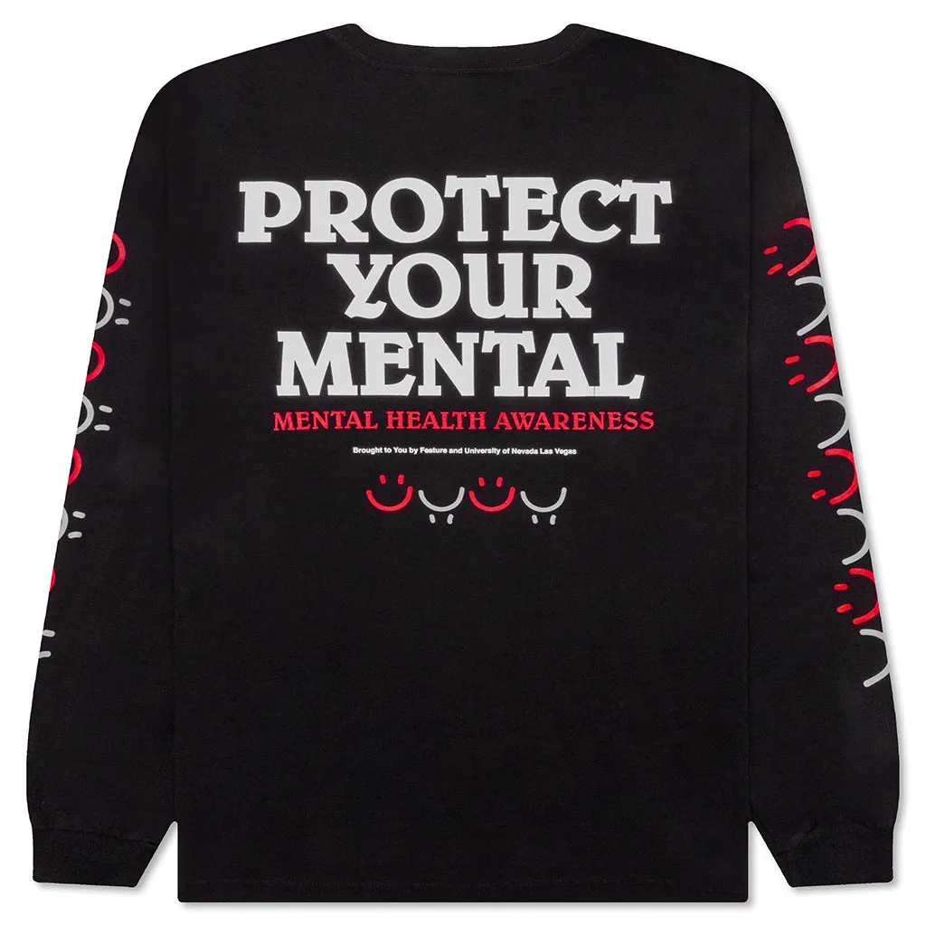 Feature x UNLV Protect Your Rebel L/S Tee - Black