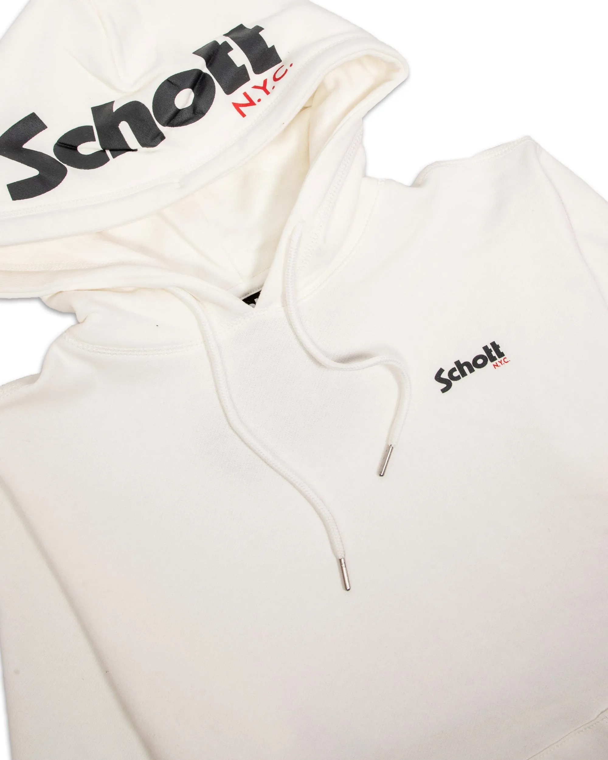 Felpa Schott Classic Logo SUNW2021-White