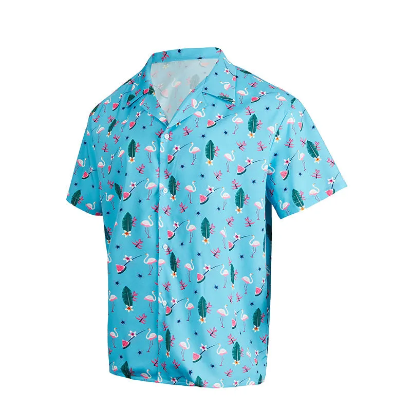 FLAMINGO ALOHA SHIRT