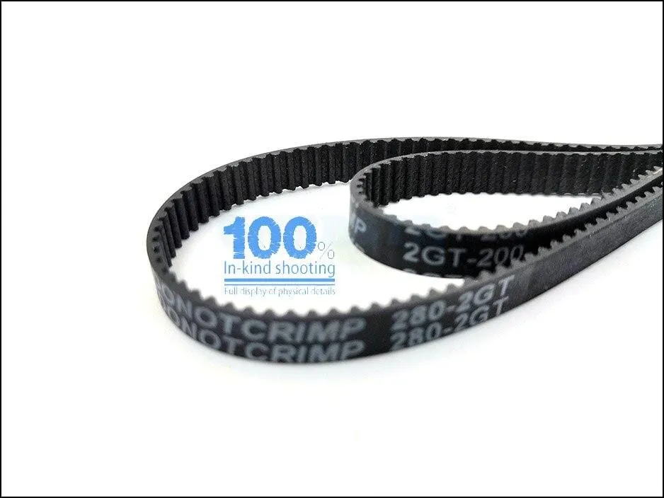 GT2 Closed Loop Timing Belt Rubber 2GT 6mm 110 112 122 158 200 280 300 400 610 752 852 1220 1524 mm Synchronous Belts 3D Printer