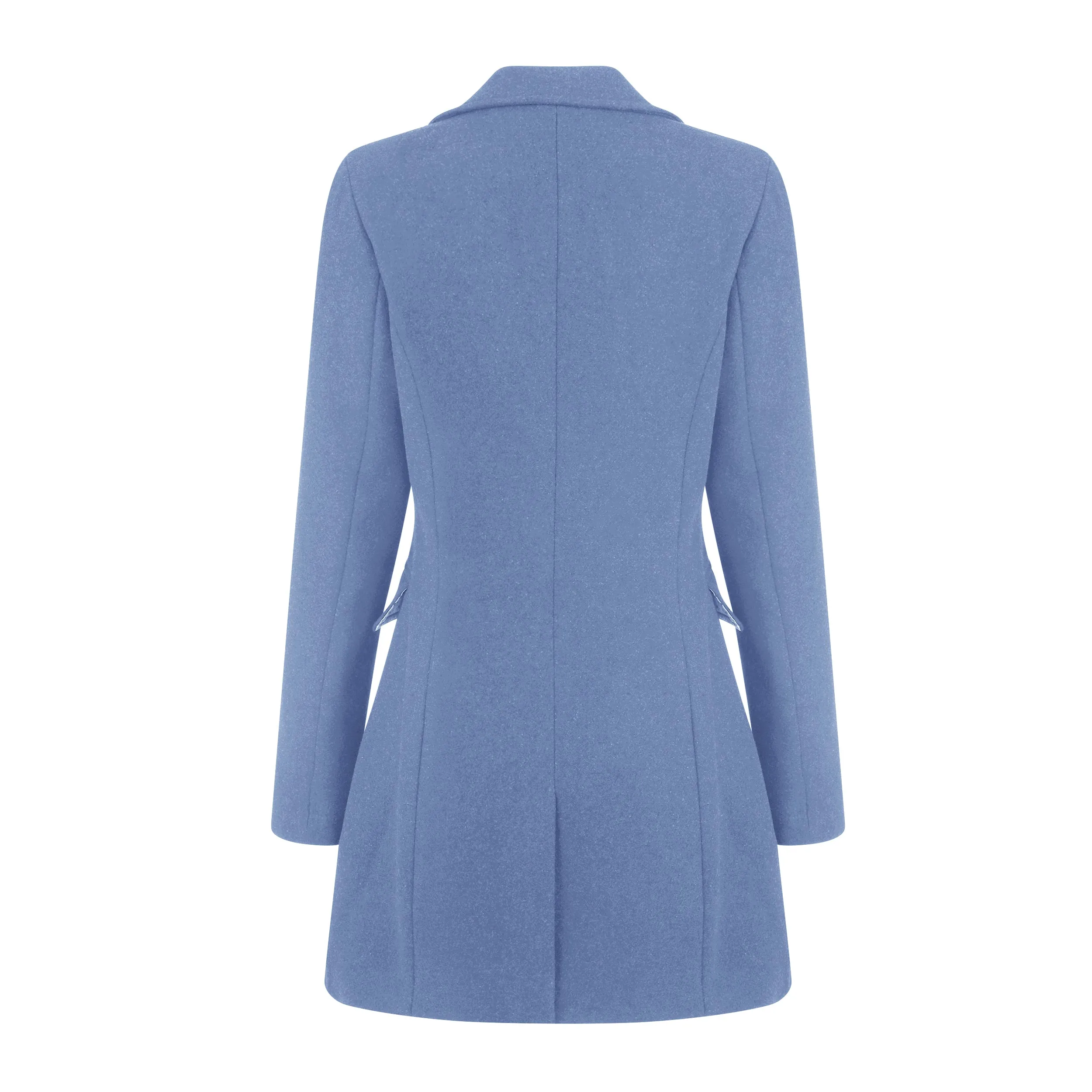 Haute Edition Women's Double Breasted Wool Blend Peacoat