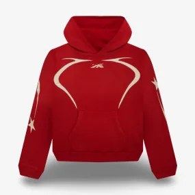 Hellstar Sports Pullover Hoodie Red SS24