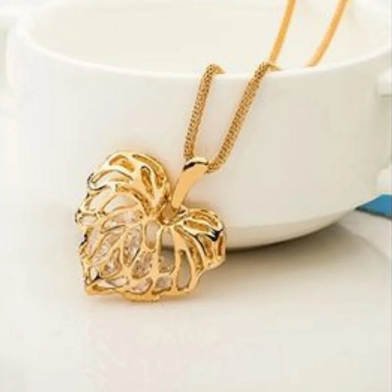 Hole Hearted Gold or Silver Necklace