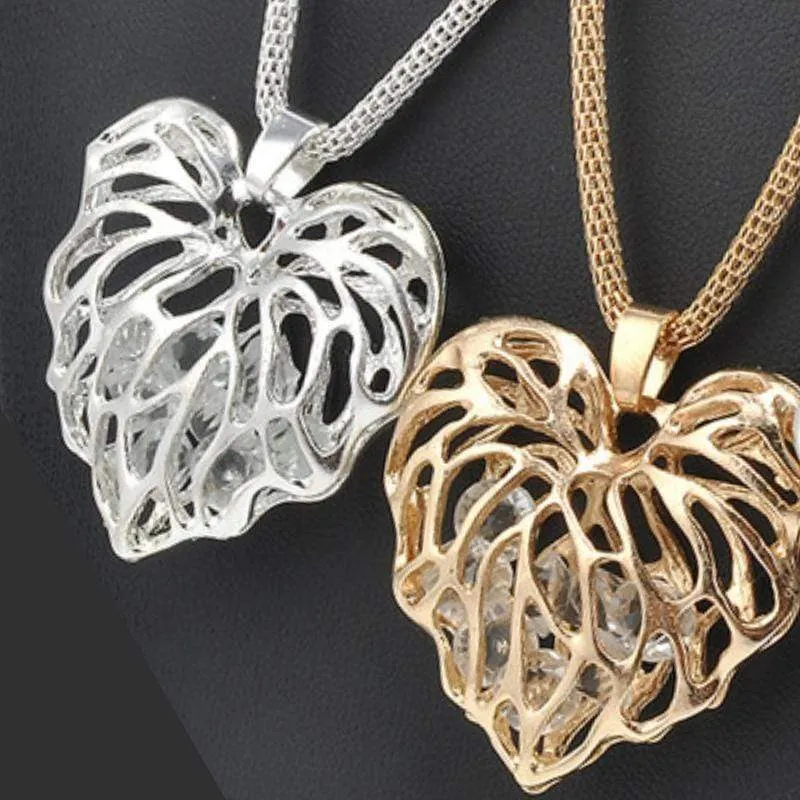 Hole Hearted Gold or Silver Necklace